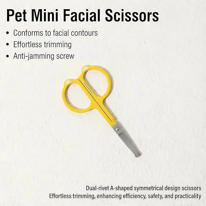 4-in-1 Tear Stain Remover Kit for Dogs & Cats - 1oz Natural Eye Balm with Pro Application Brush & 2 Stainless Steel Combs - Professional Eye Gunk (2in1)