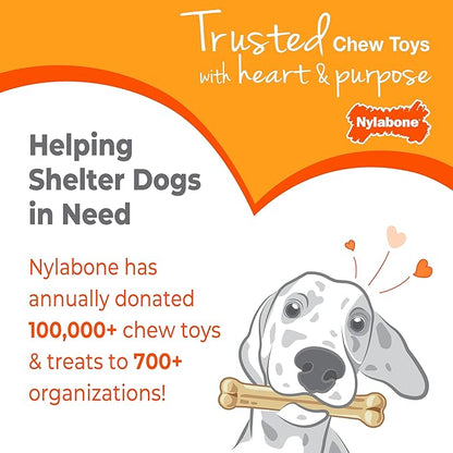 Nylabone Puppy Chew Knuckle Bone - Chewing Toys for Puppies - Puppy Supplies - Chicken Flavor, X-Large, Over 50 Ibs. (1 Count)