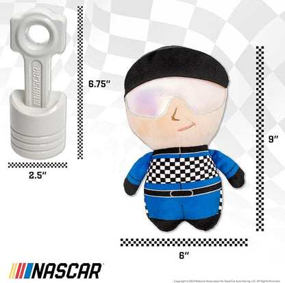 design LAB, Inc. NASCAR Official Merchandise | NASCAR Toy Plush 'Pit Crew & Piston' Dog Toy Gift Set | Fun Squeaky Toys for Dogs