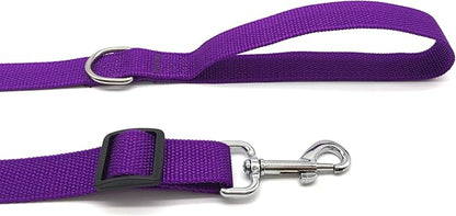 TAIAN Adjustable Nylon Dog Leash, 10 Foot Long Dog Leashes for Medium Large Dogs
