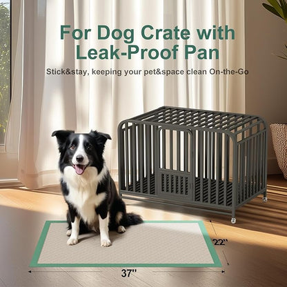 Gardner Pet Dog Pee Pads Extra Large 22"x37", 30 Count, Puppy Pee Pads with Adhesive Sticky Tape, Leak Prevention Disposable Training Bed Pads for Doggie, Cat, Rabbit, Suitable for Crate/Cage