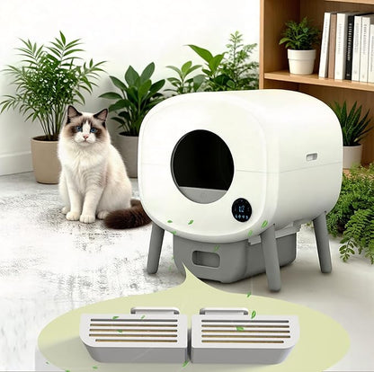 Fragrance Boxes for Cumrige, Deodorizer for Cumrige Self Cleaning Litter Box, Odor Eliminator Compatible with Fumoi Automatic Cat Litter Box, Grass Pomelo Scent