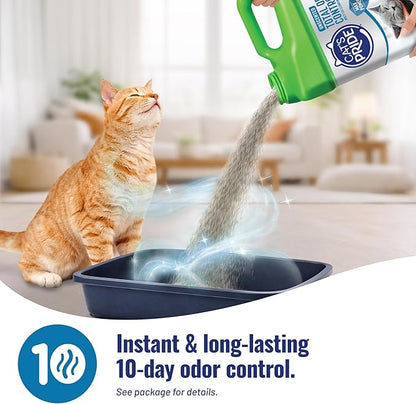 Cat's Pride Max Power: Total Odor Control - Up to 10 Days of Powerful Odor Control - Strong Clumping - Hypoallergenic - 99% Dust Free - Multi-Cat Litter, Unscented, 15 Pounds