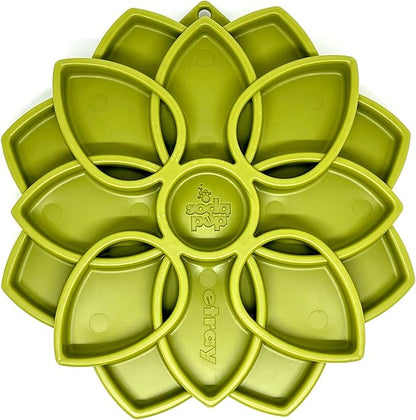 SodaPup Mandala eTray – Durable Slow Feeder Tray Made in USA from Non-Toxic, Pet-Safe, Food Safe Material for Mental Stimulation, Calming, Avoiding Overfeeding, Slow Eating, Healthy Digestion & More