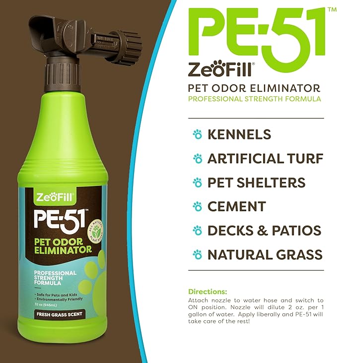 Zeofill Starter Pack - Backyard Deodorizer – Pet Urine Odor Eliminator - Outdoor Use – Eliminator & Deodorizer