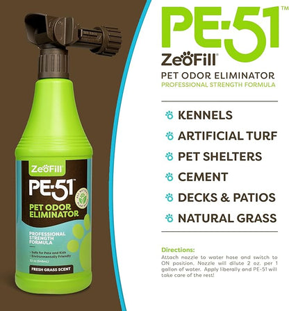 Zeofill Starter Pack - Backyard Deodorizer – Pet Urine Odor Eliminator - Outdoor Use – Eliminator & Deodorizer