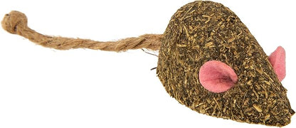 SmartyKat Instincts 4-Pack HappyNip Mouser Mayhem Compressed Catnip & Silvervine Cat Toys - Natural, 4-Pack