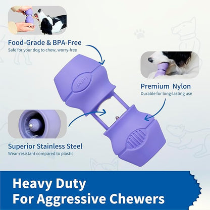 Chewise Bully Stick Holder, Improved Bully Sticks Holder, Ultimate Secure Heavy Duty, BPA-Free Safety Device to Prevent Choking, Fits Various Bully Sticks and Dog Sizes