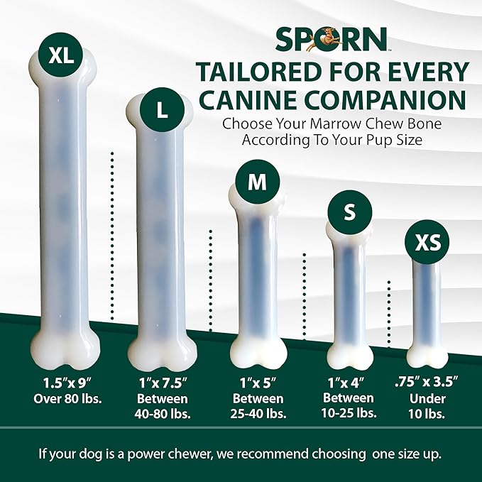Sporn Dog Dental Toy, Marrow Chew, Large