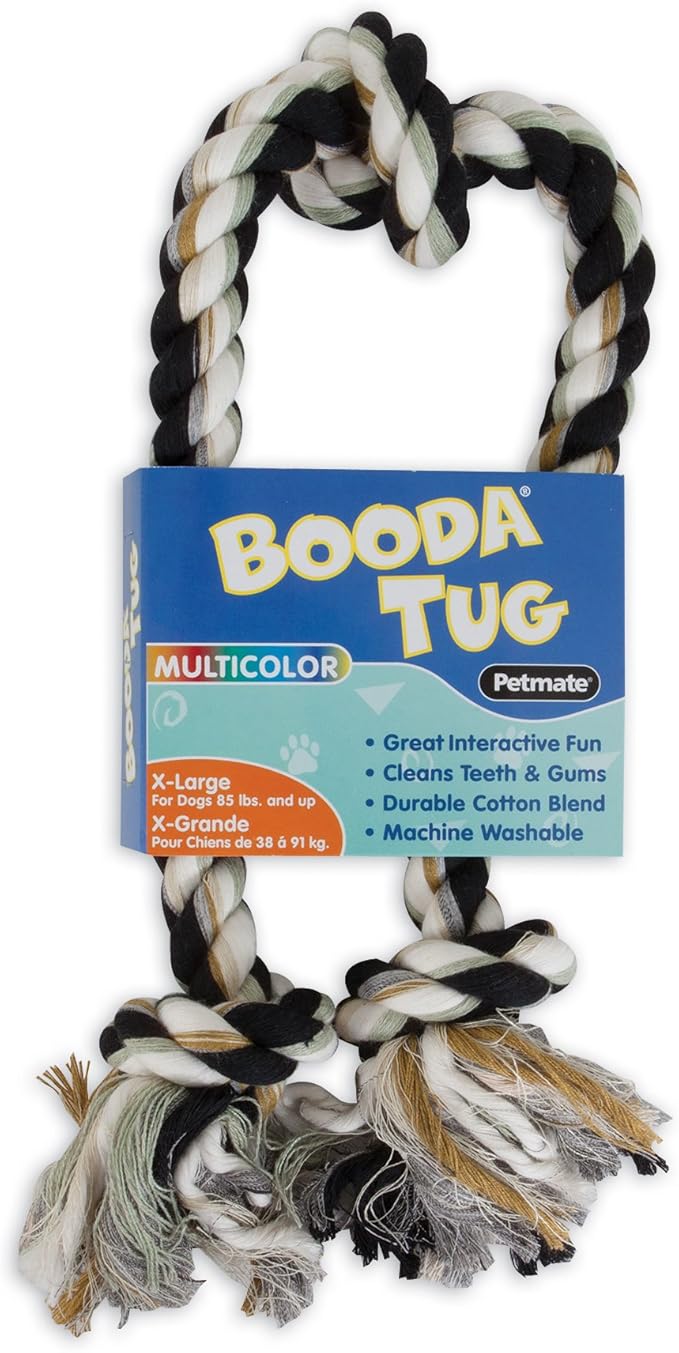 Petmate Aspen/Booda Corporation DBX50807 3-Knot Rope Tug Dog Chew Toy, X-Large