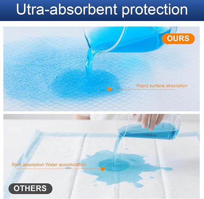 Puppy Pee Pads for Dogs 51"x36" 40 Count, Extra Large Dog Pee Pads, XXXXL Leak-Proof & Super Absorbent Dog Pee Pads, Thicken Disposable Potty Pads Puppy Training Pads for Cats Rabbits