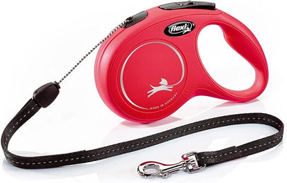 Flexi Roll-Leash New Classic S Rope 8 M Blue for Dogsup to Max. 12 kg