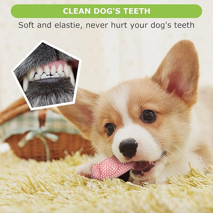 Dog Chew Toys for Puppy Teething, 3Pack 2-8 Months Puppies Teething Toys Soft & Durable Puppy Toys for Cleaning Teeth and Protects Oral Health Both Small Dogs & Medium Dog Suitable (6 Pack)