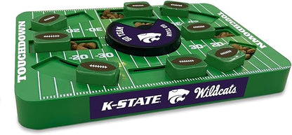 Pets First NCAA Kansas State Large Puzzle Toy, Dog Puzzle Treat Toy, New Large Size, Interactive Dog Treat Toy, Dog Slow Feeding Toy