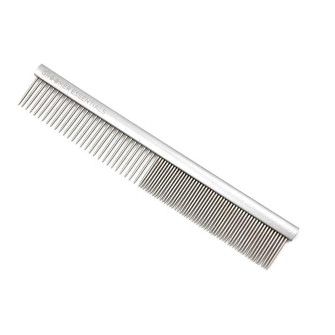 5" Face and Feet Comb - Finishing and Fluffing Comb - Perfect for Detail Work on Delicate Faces and Feet - Features Anti-Scratch Teeth