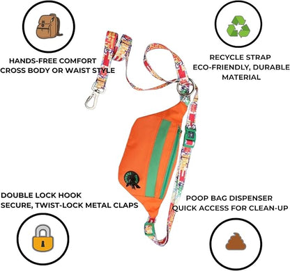 Pawlook Hands-Free Dog Walking Belt Bag
