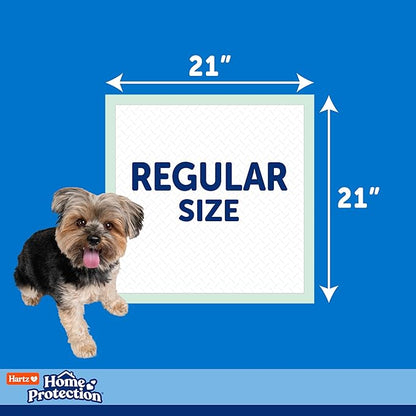 Hartz Home Protection Super Absorbent Odor Eliminating No Leaks Dog Pads, 50 Count