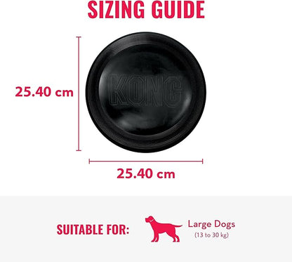 KONG Extreme Flyer - Dog Toy Supports Healthy Exercise - Soft Disc for Dogs - Toy for Fetch & Retrieve - Durable Flying Disc Dog Toy with Rebound - for Large Dogs