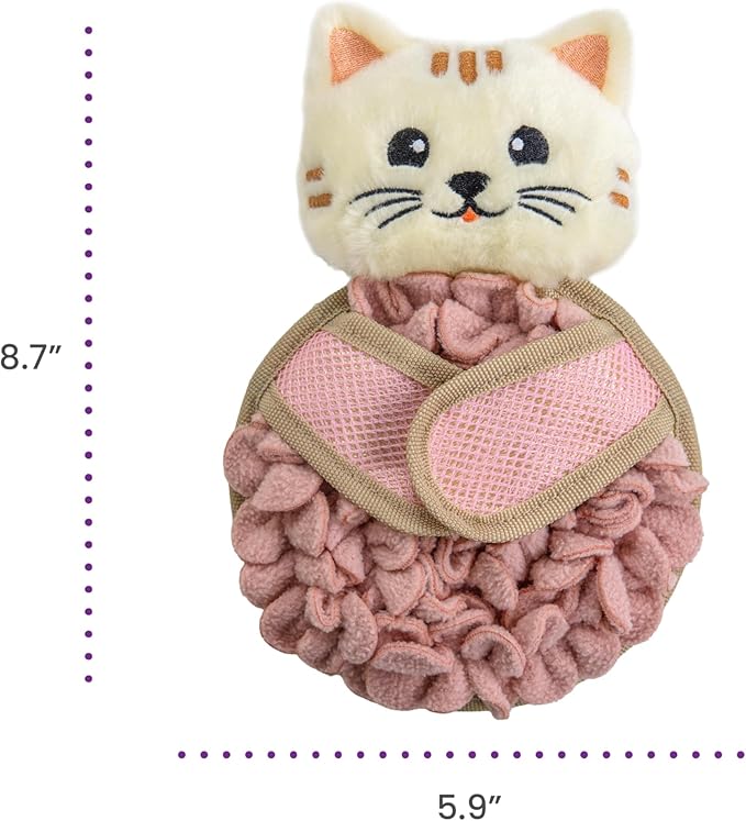Catstages Snuffle Mat for Cats - Interactive Foraging Toy with Hidden Treats, Non-Slip Base, and Hunting Stimulation for Mental and Physical Activity