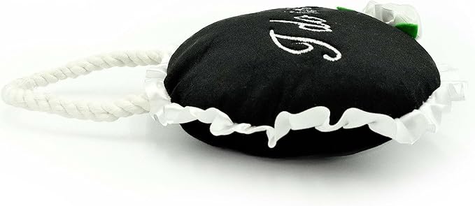 ZippyPaws Wedding Toy - Dog Squeaky Toy to Keep Them Busy, Cute Plush for Small, Medium, & Large Dogs, Stuffed Puppy Toy, Pet Products, Gift for All Breeds, 2 Round Squeakers - "I Do Too" Wedding Sign