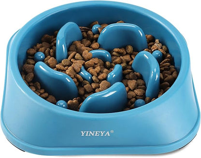 Slow Feeder Dog Bowls, Pet Supplies That Slow Down Eating, Pet Food Bowls, Maze Dog Puzzle Feeder for Medium Breed
