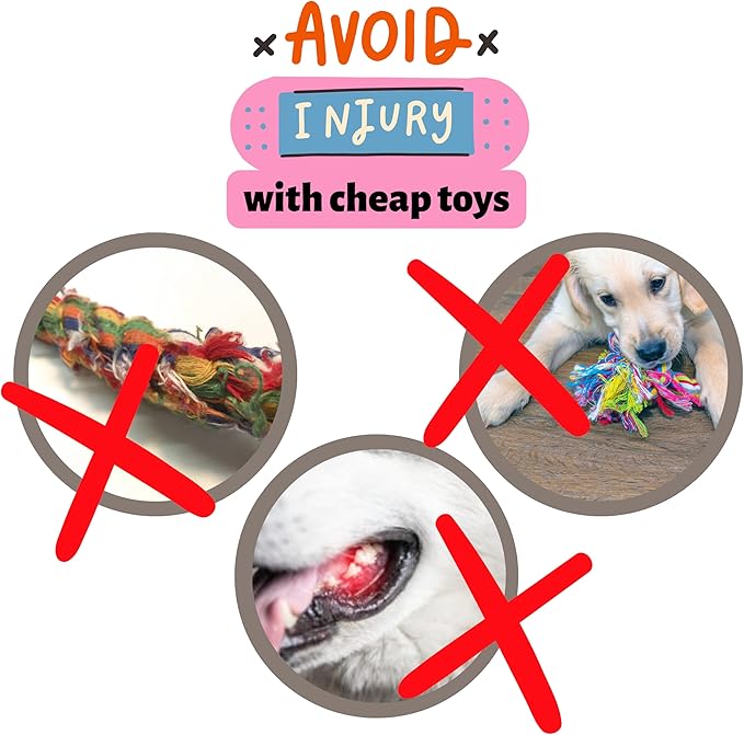 Chelsy's Toys 3-in-1 Enrichment Tube for Dogs - Tug Toy, Treat Dispenser & Snuffle Ball | Fleece Rope Dog Toy | Tug of War | Interactive Dog Treat Puzzle for Dogs & Puppies | Wet/Freeze Teether (Blue)