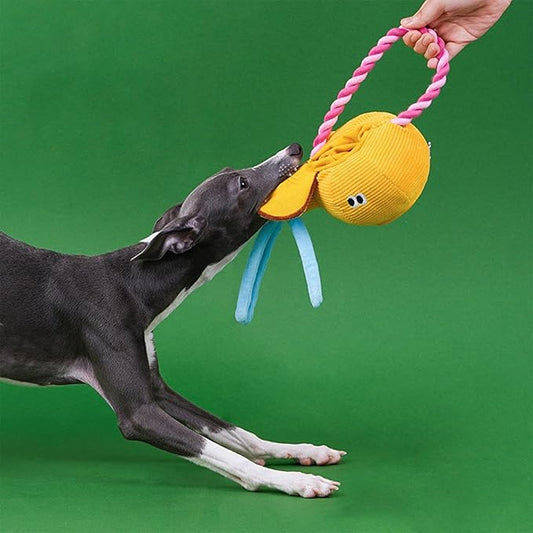 Teapot Shape Dog Toy, Interactive Rope Dog Toy, Plush Dog Toys, Plush Interactive Dog Toy, Dog Toy For All Breeds, Teapot Dog Chew Toy Plush Interactive Pet Toy For Small Medium Large Breed Dog
