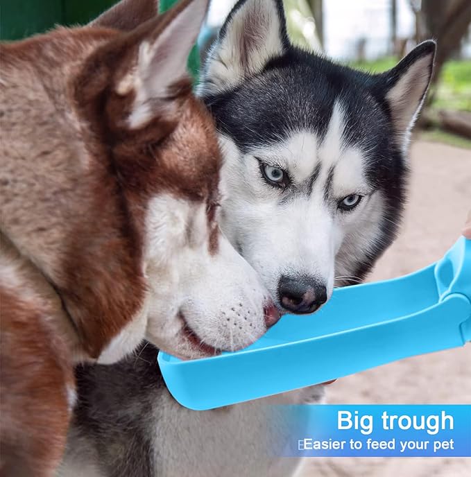 Portable Dog Small Animals Water Bottle for Walking 19 OZ or 12 OZ Pet Water Bottles for Puppy Medium Large Dogs Little Animals Water Dispenser Dog Small Animals Water Bowl