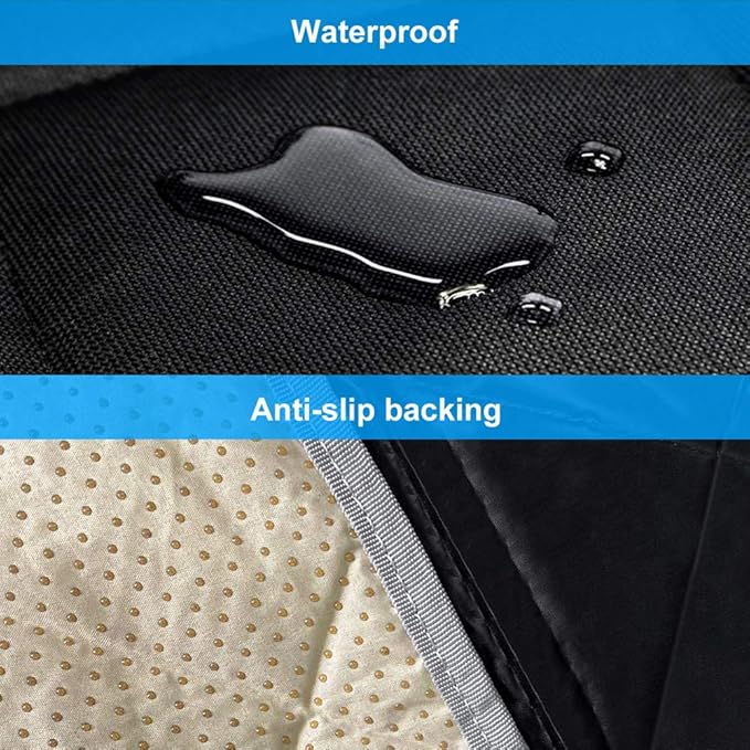 RBSC Home Dog Car Back Seat Cover Waterproof Heavy Duty and Nonslip Car Backseat Cover for Cars, Trucks, Jeeps and SUVs for Dogs