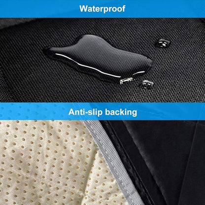 RBSC Home Dog Car Back Seat Cover Waterproof Heavy Duty and Nonslip Car Backseat Cover for Cars, Trucks, Jeeps and SUVs for Dogs