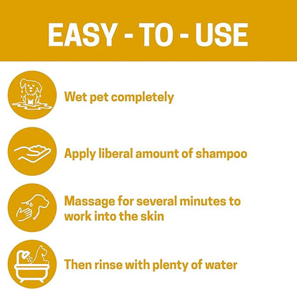 All-Natural Dog Shampoo for Sensitive Skin | Natural and Organic Ingredients | Skin Cleansing Properties, Relieves Dry Itchy Skin | 16fl oz 473 ml.