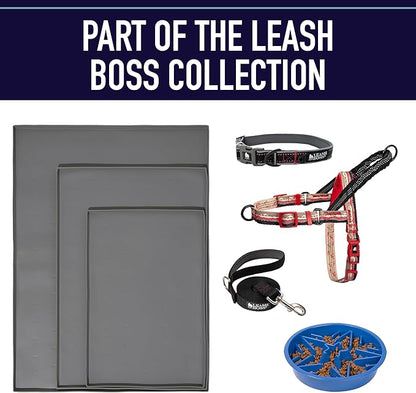 Reflective 6 Foot Leash with Padded Handles - Double Handle Pattern Collection by Leash Boss
