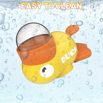 Interactive Dog Treat Dispenser Toy & Slow Feeder Dog Bowls - Duck-Shaped Puzzle Toy for Mental Stimulation, Adjustable Food Outlet for Small to Medium Cats and Dogs