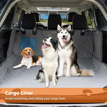 Dog Car Seat Cover for Pets 100% Waterproof Dog Seat Cover for Back Seat,Dogs Hammock for Car 600D Heavy Duty Scratch Proof Nonslip Soft Back Seat Covers for Dogs Cars Trucks and SUVs
