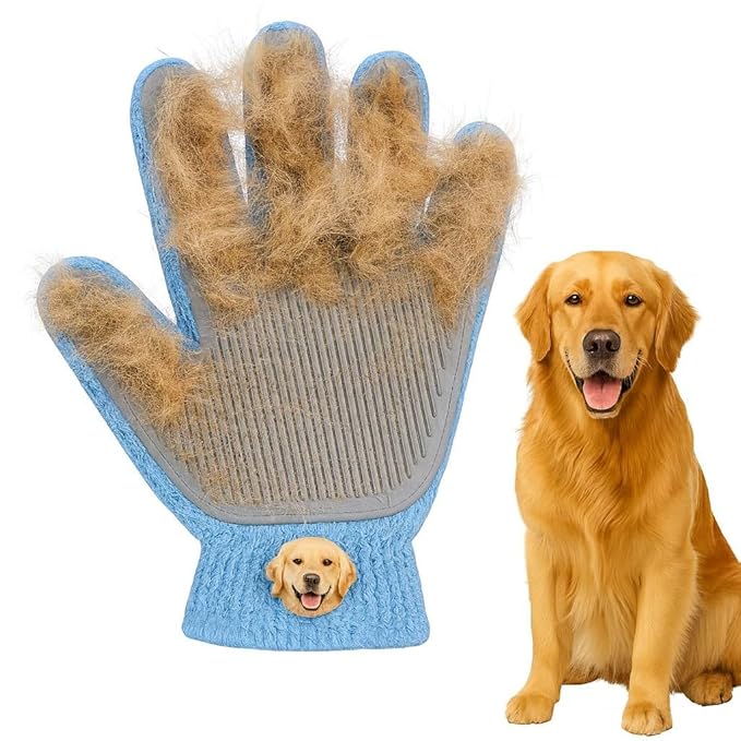 Pet Hair Removal Glove – Reusable Static Pet Hair Remover for Dogs & Cats, Easy Clean Glove for Furniture, Clothes, Couch & Laundry