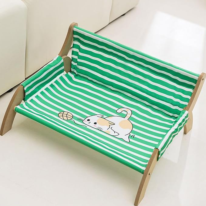Cat Lounger, Cat Wall Hammock, Cats Sleeping Cat's Supplies, Elevated Bed, Detachable & Breathable Easy for Soothing Rest Multi Cats Households Indoor Living Room Bedroom Balcony