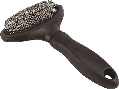 Miracle Care Slicker Brush for Cats, Pet Hair Brush for Shedding, Removes Loose Undercoat, Ergonomic Handle, Smaller Head for Cats
