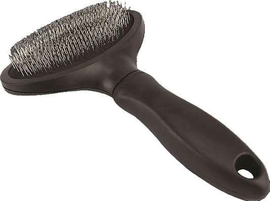 Miracle Care Slicker Brush for Cats, Pet Hair Brush for Shedding, Removes Loose Undercoat, Ergonomic Handle, Smaller Head for Cats