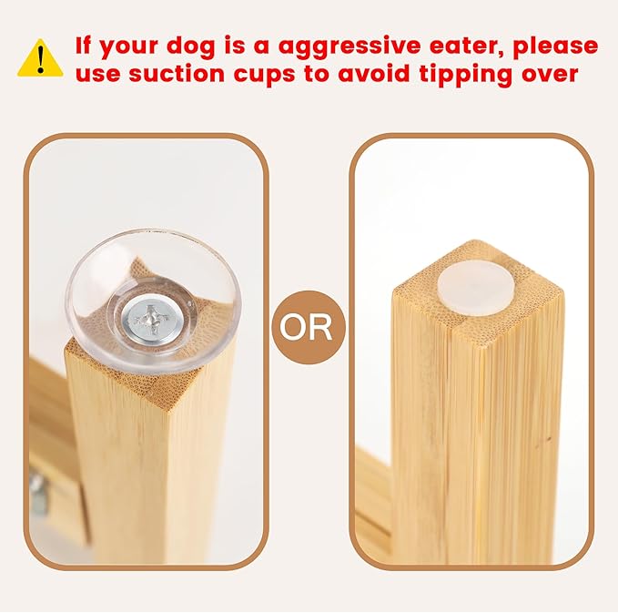 Elevated Dog Bowl Stand,Adjustable Dog Food Stand for 7”-10” Bowls,Single Dog Bowl Holder 10” Tall for Medium Dogs