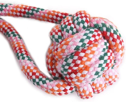 Aggressive Chewer Rope Toys, Interactive Dog Chew, Heavy-Duty Knot Construction, Promotes Teeth Health and Playtime, Training and Entertainment Accessory, for Small Medium Large Dogs Indoor