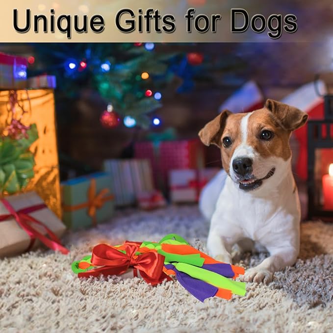 2 Pack Dog Fleece Rope Toy - Tug of War Rope,Interactive Dog Toys,Dog Flirt Pole Replacement Toys for Chase, Chew & Exercise & Training