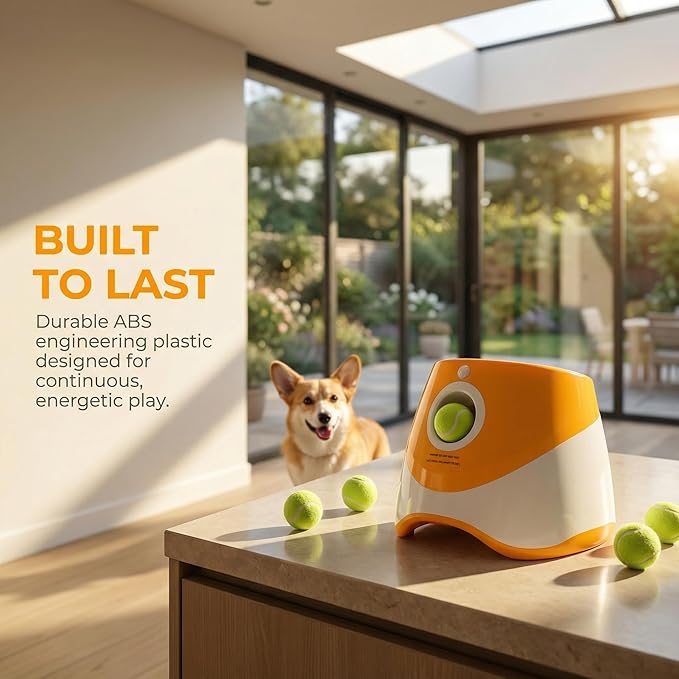 Pet Dog Ball Launcher Automatic Ball Throwing Machine Tennis Ball Launcher Dog Interactive Toy Outdoor