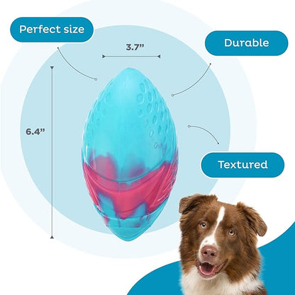 Outward Hound Grunt N' Punt Football Dog Toy - Throwing, Fetching Fun