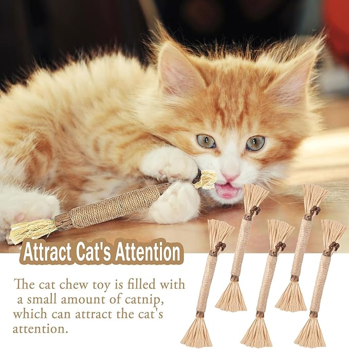 Natural Silvervine Dental Sticks, Silvervine Sticks for Cats, Natural Dental Stick (3pc)