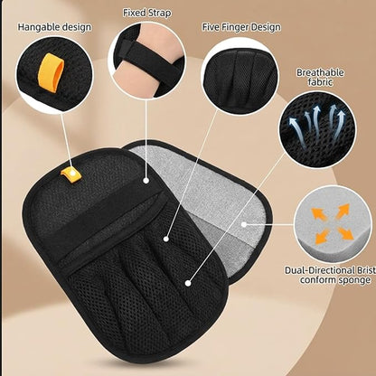 Electrostatic Pet Hair Removal Gloves for Cats & Dogs–Upgraded Reusable Magic Brush Tool for Quick Wiping on Couch,Carpet,Laundry,Car Seat & Pet Beds(2PC,Yellow)