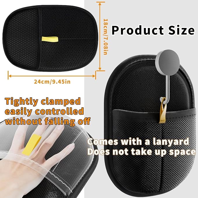 Pet Hair Removal Glove Thickened and Flea Brush,Upgraded Reusable Electrostatic Pet Hair Glove and Self-Cleaning Flea Comb with One-Touch Release,Hair Remover Tool Set for Couch, Carpet and Dogs,Cats