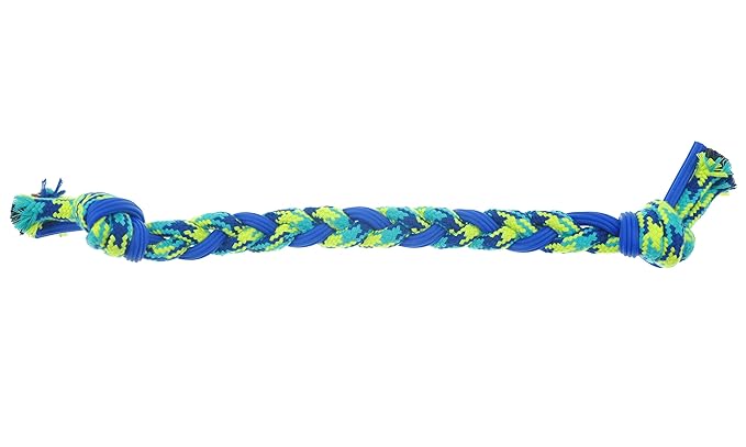 ZEUS K9 Fitness Dog Toys by ZEUS Rope & TPR Braided Bone, Dog Rope Toy for Chewers (Color May Vary)