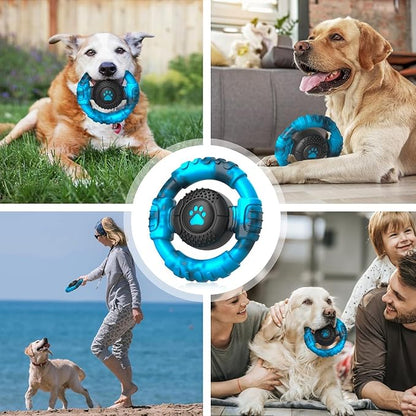 Tough Dog Toys for Aggressive Chewers, Indestructible Dog Toy for Large Dogs, Nylon Chew Toys for Medium Large Breed, Interactive Dog Toys to Keep Them Busy, Dog Birthday