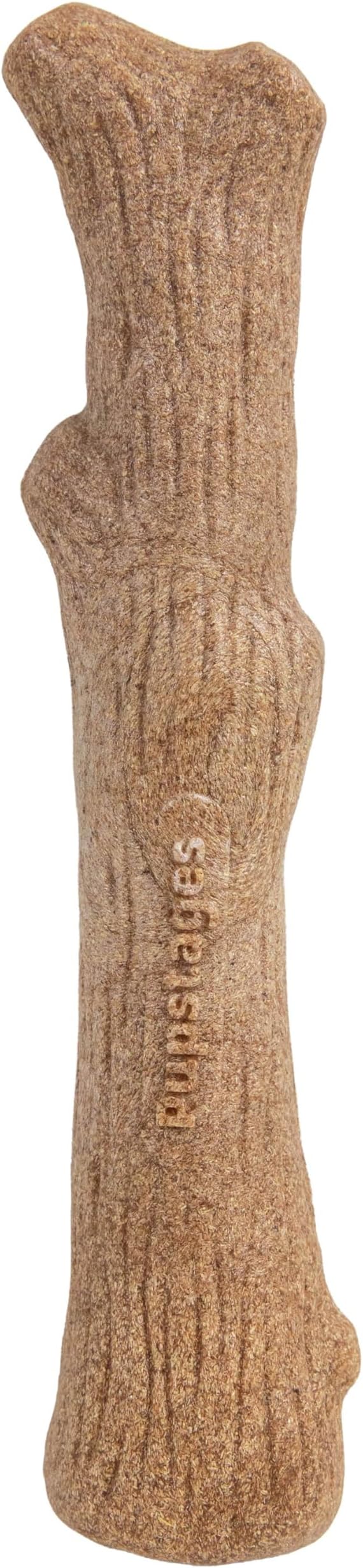 Pupstages Dogwood Dog Chew Toy – Real-Wood Blend, Natural Flavor & Texture, Moderate Chewers, Medium, 7.4"