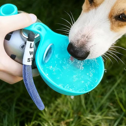 2-in-1 Portable Dog Water Bottle for Small Dogs, Foldable Pet Water Bottle, Portable Super Design Dog Water Bottle for Small Dog Walking, Hiking & Travel, Leak-Proof & Compact Dog Travel (Blue-B)